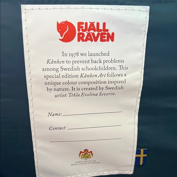 Kånken Kids Backpack - Blue and Teal - Picture 3 of 4